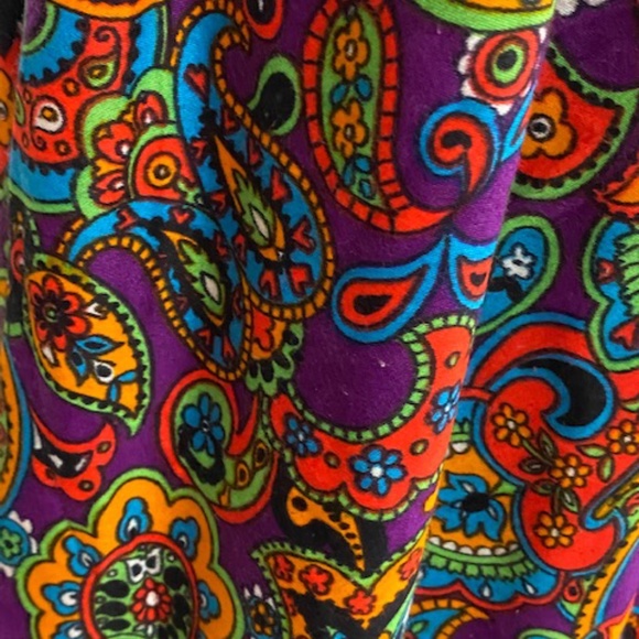 Vintage 80's Handmade Paisley Rosewood Maxi Skirt - Picture 3 of 7